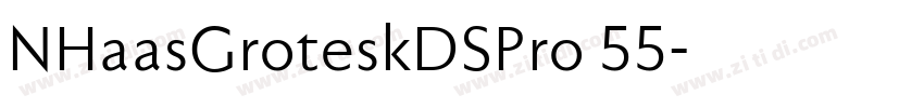 NHaasGroteskDSPro 55字体转换